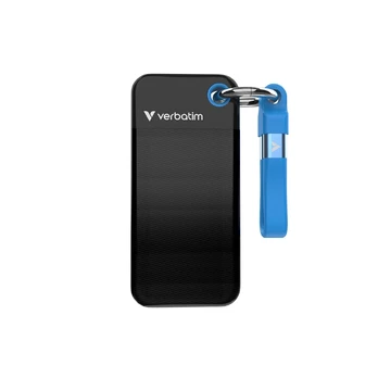 VERBATIM externí SSD 1TB Pocket USB3.2 Gen 2, juoda/modrá
