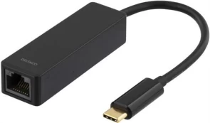 Adapteris DELTACO USB 3.1 - RJ45 / USBC-GIGA kaina