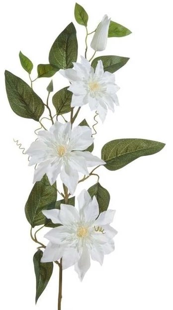 Dirbtinė gėlė Natu 391, balta, 85 cm