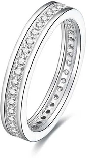 Beneto Sidabrinis ring with zircons AGG26