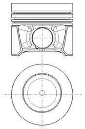 stūmoklis MAHLE 028 PI 00179 000