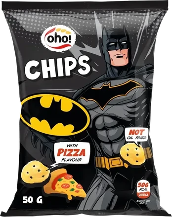 Oho Čipsi ar picas garšu BATMAN 50g