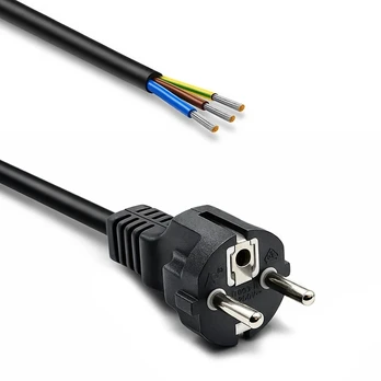 SCHUKO CEE power cable Cu stripped and soldere