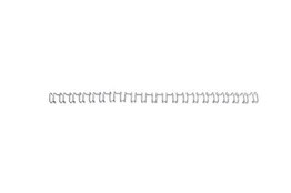 Acco Oprawy drutowe MultiBind 6 mm, Sidabrinė (100) - IB160431