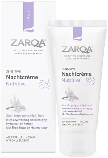 ZARQA Maitinamasis naktinis veido kremas, 50 ml