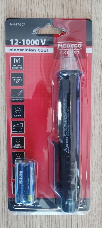 Modeco NEKONTAKTINIS ĮTAMPOS TESTERIS 12-1000