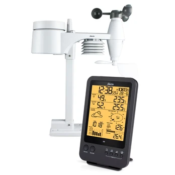 Alecto belaidė meteorologijos stotis WS-4700 Juoda