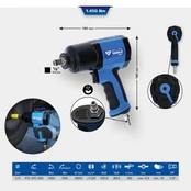 Smūginis suktuvas (pneumatinis) KS TOOLS BT160100 kaina