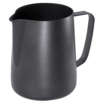 Ąsotis, metalinis, nepridegantis 0.6 L (juodas)
