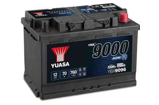 YUASA YBX9096 70Ah AGM akumuliatorius