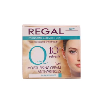 REGAL Q10+ REFRECH MOISTURISING dieninis kremas, 50 ml