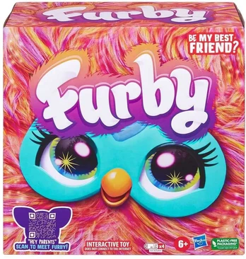 Hasbro Furby Interactive Plush Toy Coral (EN)