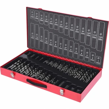 Grąžtų HSS-G komplektas, 230vnt, KS Tools