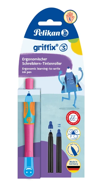 GRIFFIX-3 rašiklis "L" lovely pink