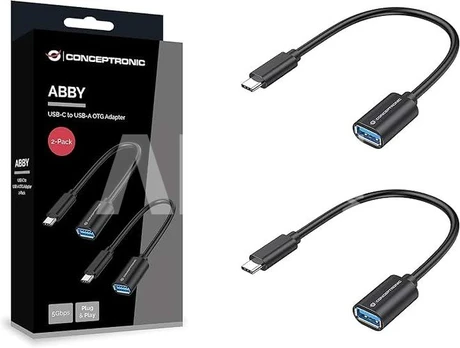 CONCEPTRONIC Adapteris USB-C -> USB-A 3.0 OTG 2er-Pack gr