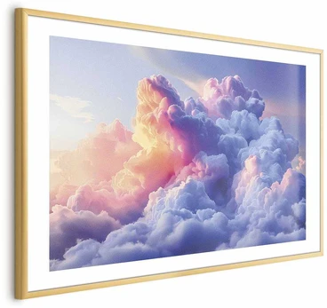Artgeist Plakatas - Clouds Like Painted: Artistic Dawn Brushes Painting the Sky