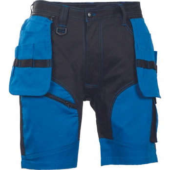 Darbiniai šortai vyrams Cerva Keilor FP Stretch, grafito/royal blue, 60 dydis