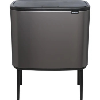 Šiukšliadėžė Brabantia na przycisk platynowy (316043)