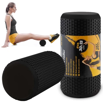 Roller wałek do ćwiczeń EVA NS-963 juoda