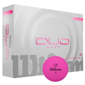 Wilson - Duo Soft Golf Ball Pink 12-ball