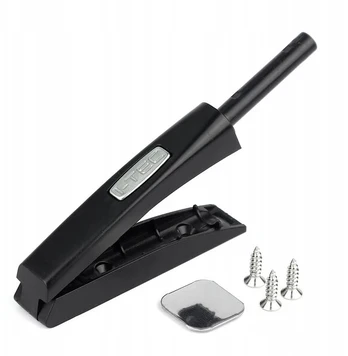 I-tec T5 strong push-catch atmušėjas su magnetu + adapteris + plokštelė - juodas