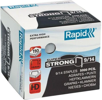 Kabės Rapid 9/14 Ypač stiprus 5000 vnt. 9/14 14 mm