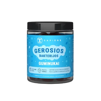 SAPIENS Gerosios bakterijos guminukai, 60 guminukų