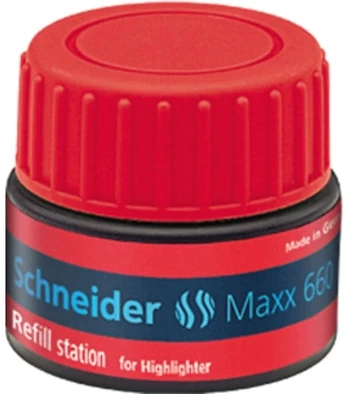 Schneider Papildymo stotelė Maxx 660, 30 ml, raudona (SR166002)