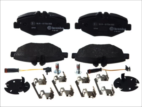 Stabdžių trinkelių rinkinys, diskinis stabdys BREMBO P50049