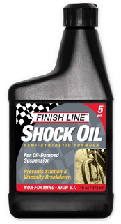 Tepalas / alyva šakėms Finish Line Shock 5WT 475ml kaina