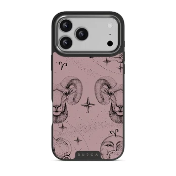 Aries - iPhone 17 Pro Max Case, Elite Dark (MagSafe) / Gunmetal / Pink