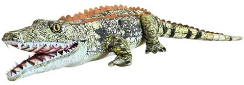 Dubi Plusz Krokodyl pilka 90cm 33048