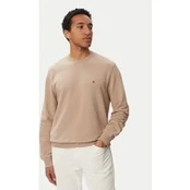 Tommy Hilfiger Džemperis Essential Terry MW0MW37237 Smėlio Regular Fit