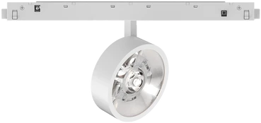 Magnetinis šviestuvas EGO TRACK FLAT SINGLE 09W 3000K DALI WH