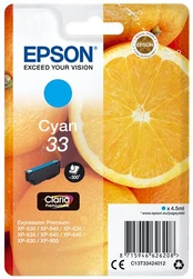 Epson Oranges Singlepack Cyan 33 Claria Premium Ink