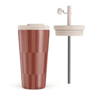 On Read - Travel Mug, 500 ml / Flap & Straw Set