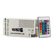 RGB LED controller with music control kaina