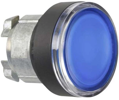 Schneider Electric ZB4, Button, Integral LED, IP66, IK06, Class I, 26 g