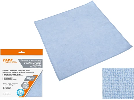 Profesionali mikropluošto šluostė, mėlyna, 20 x 1 x 23, 10477, Simple Solution