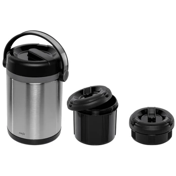 EMSA MOBILITY vacuum flask 1.7 L Anthracite, Juodas, Nerūdijantis plienas