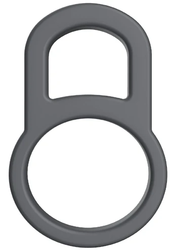 Stack Silicone Support Ring - Anatomical Dual-Ring System, Black