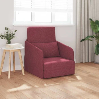 Sofa lova 60cm Vyno raudona audinys
