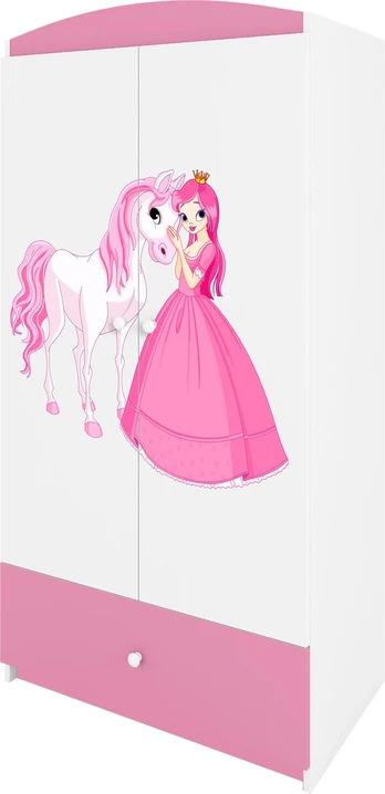 Rožinė spinta Babydreams princesė