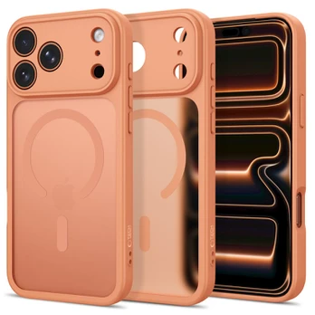 Dėklas TECH-PROTECT BASICMAG MAGSAFE IPHONE 17 PRO MAX / 18 PRO MAX MATTE COSMIC Oranžinis