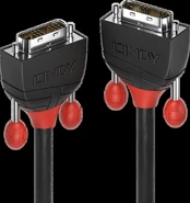 Lindy DVI-D Single Link Kabelis Juodas Line 10m kaina