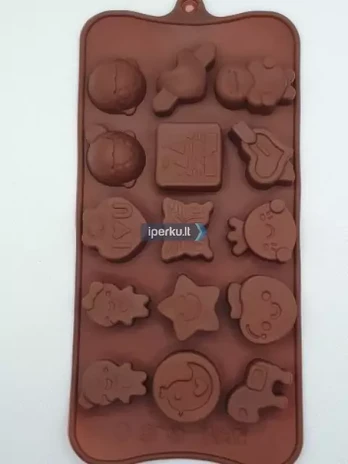 Silikoninės šokolado formelės - Variantas: 4
