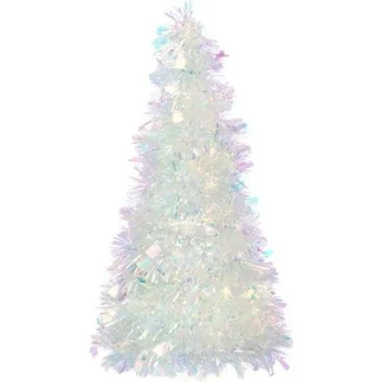 Balta eglutės dekoracija WINTERIA, 26 cm