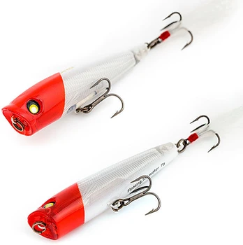 Vobleris Akara Upper 65F A52, 6.5 cm, 7 g, sidabro sp./raudona sp.