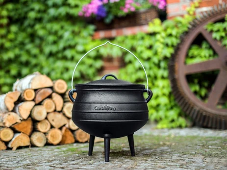 Ketaus Afrikos puodas Cook King 13 L