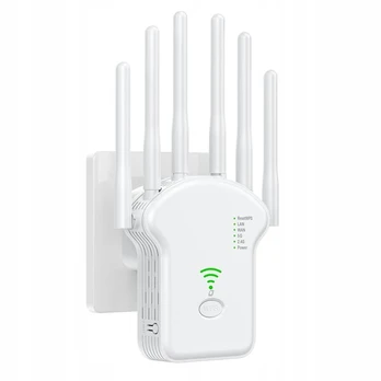 1200 mbps wifi stiprintuvas, ryšio stiprintuvas, white edition